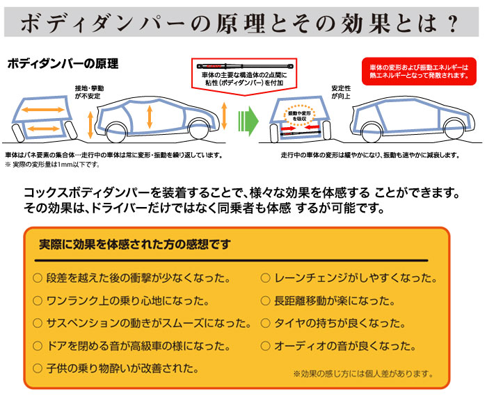 COX BODY DAMPER(コックス ボディ ダンパー) コペン・エッセ・レクサス(LEXUS)用