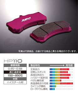 JURAN RACING(ジュラン) サーキット用ブレーキパッド HP110