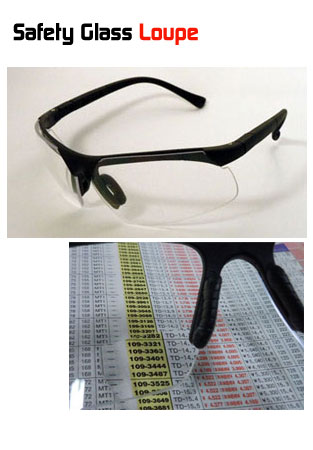 5Zigen safetyglass セーフティグラス(保護用メガネ) ルーペモデル